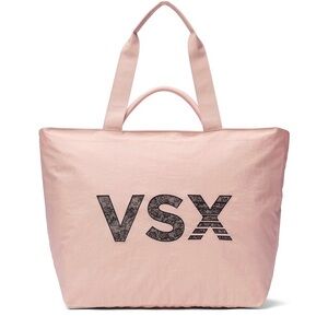 Victoria’s Secret VSX Black Lace Logo Fitness Sporty Lightweight Travel Tote NWT